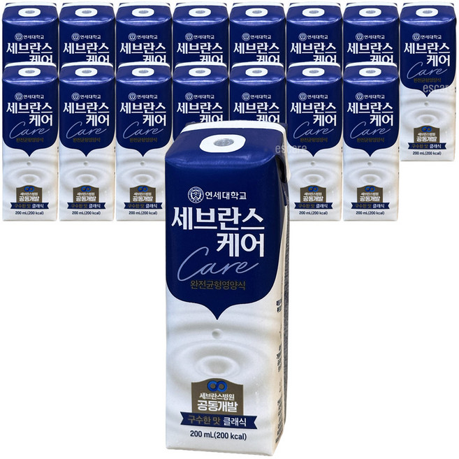 연세우유 연세대학교 세브란스케어 완전균형영양식 구수한맛 200ml 16팩, 16개