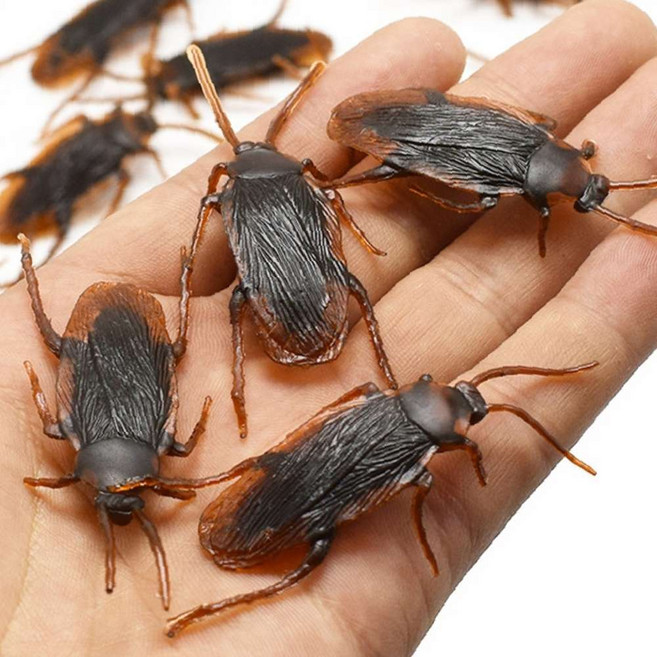 미니 바퀴벌레 미니어처 놀래키기 겁쟁이 장난치기 만우절 벌레모형 놀리기