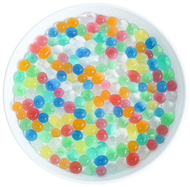 디어플레이스 워터비즈 수정토 개구리알 젤리소일 - 점보 300p, 1개, 혼합 색상