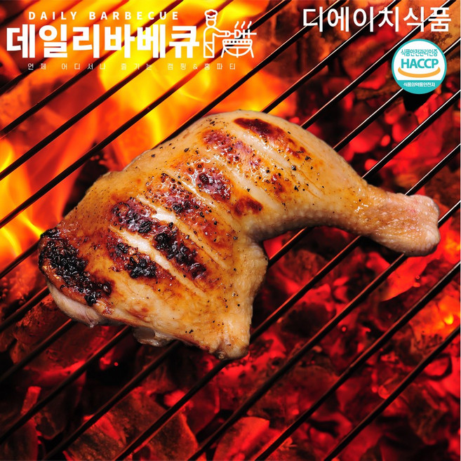 [데일리바베큐] 훈제닭다리, 1개, 1.05kg