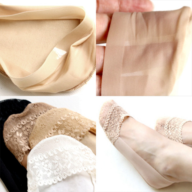 국내산 전체실리콘 쿨 레이스덧신 7켤레 무료배송~안벗겨지는 여자여성패션 모리츠 페이크삭스