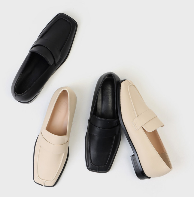 소보제화 호네치 스퀘어 여성 베이직 로퍼 기본 데일리로퍼 2cm