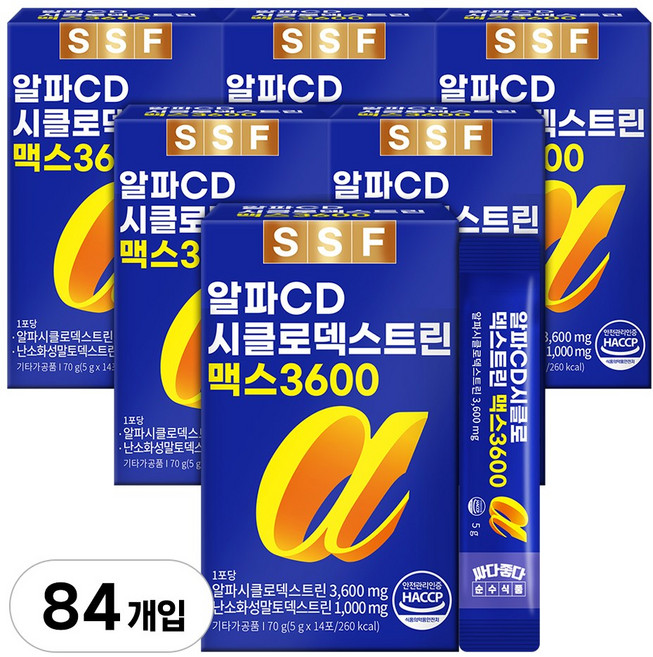 알파CD 알파시클로덱스트린 분말, 6개, 70g