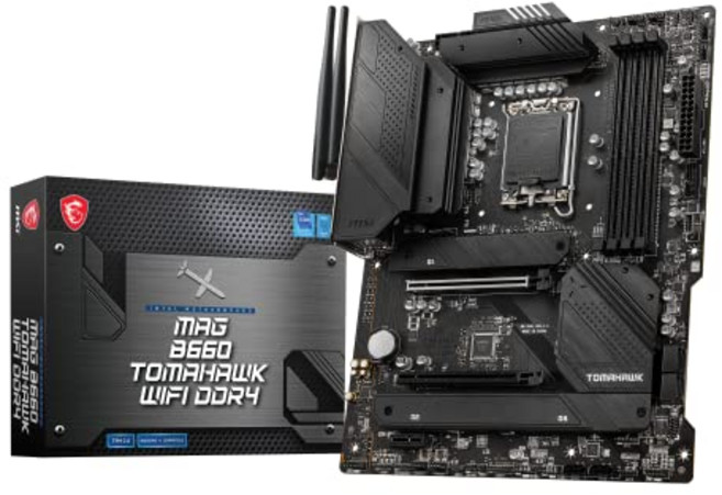 MSI MAG B660 TOMAHAWK WIFI DDR4 메인보드 ATX [Intel B660 칩셋 탑재] MB5679, 1개