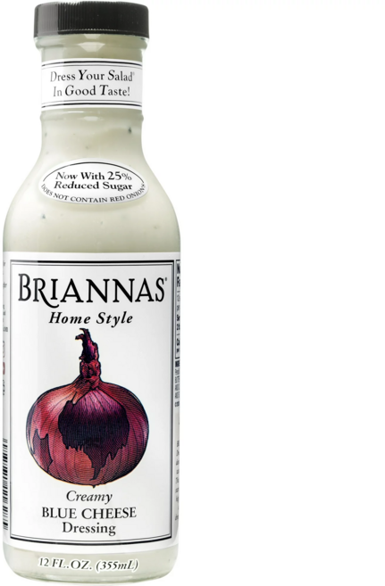 Briannas 크리미 블루 치즈 드레싱, 355ml, 1개