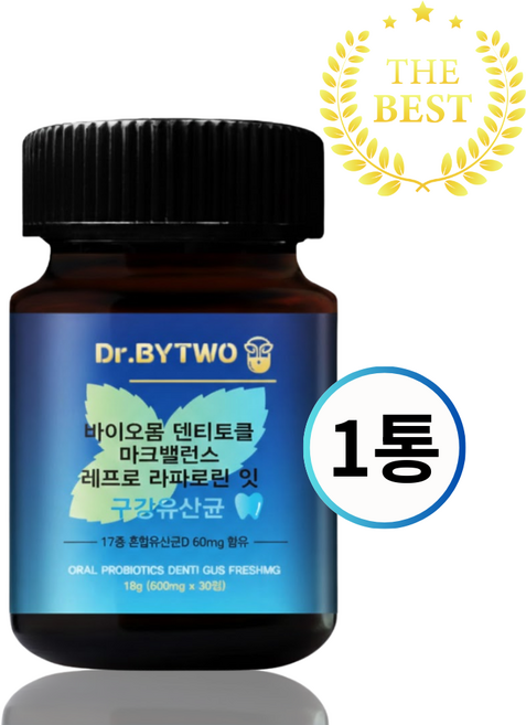 [본사정품]LM 오라 온가족 구강유산균 m18 씨엠유, 1개, 30정