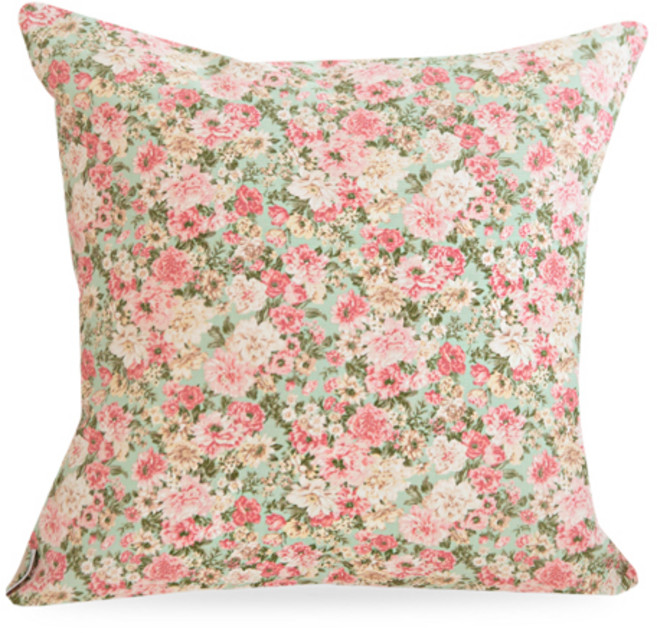 캐슨 플라워 쿠션 방석 커버
