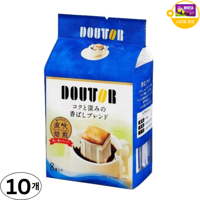 도토루 맛과 고소한 조화 드립커피 사은품 추가증정, 10개, 6개입, 9.3g