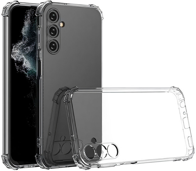 호구다 방탄 범퍼 투명 젤리 휴대폰 케이스 1+1