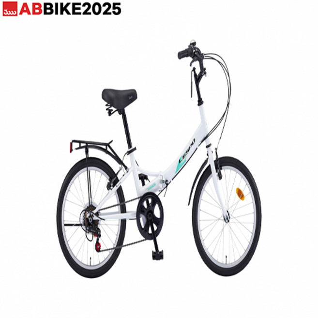ABBIKE 삼천리자전거 2025 레스포 20인치 투모로우 7단 접이식 폴딩 미니벨로 자전거 98% 조립, 1개, 138cm, 화이트