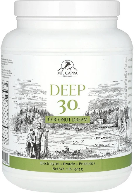 Mt. Capra Deep 30™ Coconut Dream 2 lb 907 g, Mt. Capra, Deep 30™, Coconut D, 1 - 쿠팡