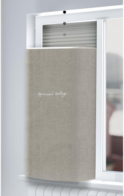 삼성 파세코 창문형 에어컨 호환가능 덮개 커버 카바 먼지차단 보관 먼지, 삼성윈도우핏형 린넨필 그레이