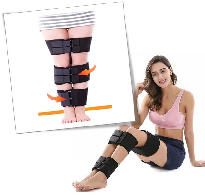 구르기 밴드 운동 벨트 안장다리 오다리 휜 다리 골반 교정 오자 자세 휜종아리 팔자걸음, 1개