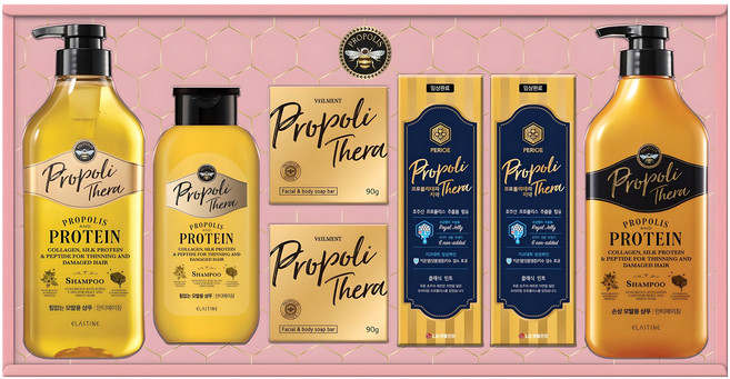 LG생활건강 프로폴리테라 59호 에센셜 선물세트 + 쇼핑백, 1세트