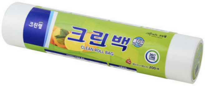 크린랲 롤백 35CM X 45CM 500매, 대(L), 200개입, 3개