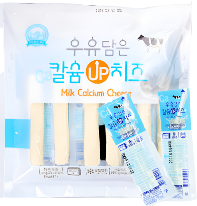 우유담은 칼슘UP 스트링치즈 500g 20개입 개별포장 모짜렐라치즈, 1개