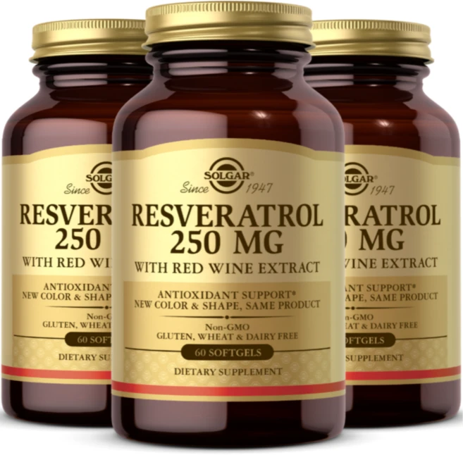 솔가 레스베라트롤 250 mg 60정 3통 - 쿠팡