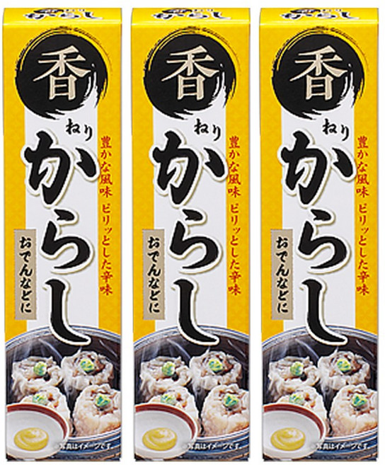 고베물산 생향채 일식조미료 겨자 튜브, 3개, 43g