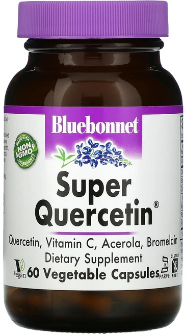 블루본넷뉴트리션 슈퍼 퀘르세틴 베지캡슐 60정, 60개 - 쿠팡