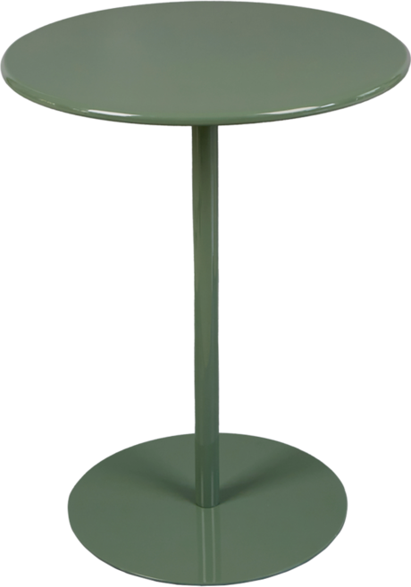 메블르 철제 테이블 거실 보조 협탁 쇼파 사이드 테이블 원형 48cm, 올리브