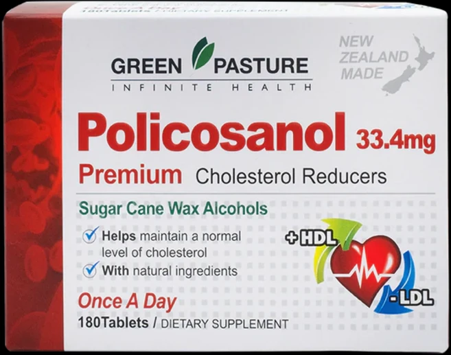 그린패스쳐(Green Pasture) 그린 패스쳐 폴리코사놀 33.4mg 180정, 1세트 - 쿠팡