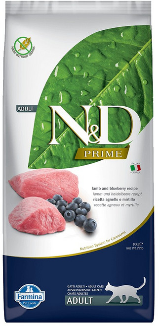 Farmina 法米納 ND PRIME 天然無穀貓飼料 羊肉藍莓口味 1.5kg-10kg, 1個, 10kg, 羊肉