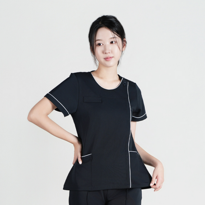 제로랩 병원 유니폼 간호복 세트 네이비 간호사복