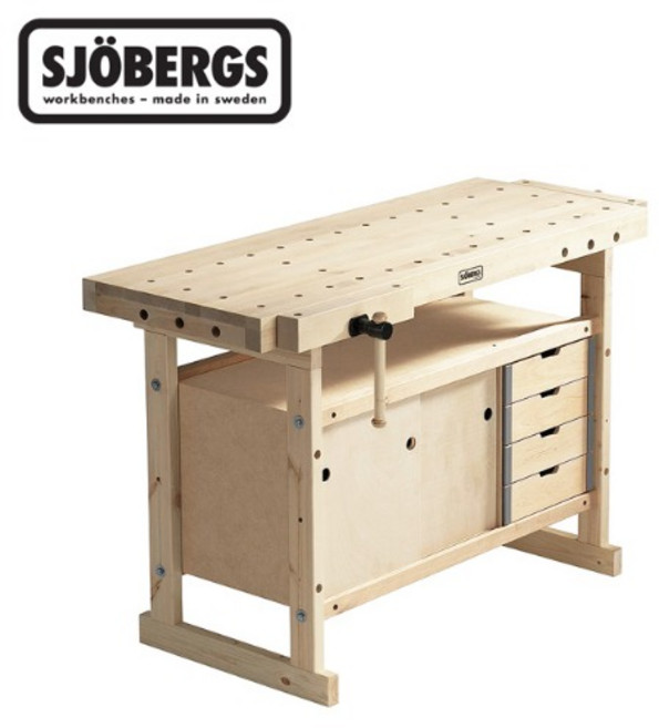 [SJOBERGS] 죠벅스 워크벤치 35011 Nordic Plus 1450 with Cup Board