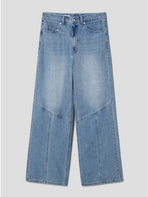 에잇세컨즈 8SECONDS 절개 와이드 데님팬츠 스카이 블루 164821GPBQ LUG928 CTM089