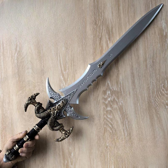 무기 모형 검 전사 중세 장검 소품 서양 코스프레 중세검 로마 연극, 1개, N_황실 수호 방패