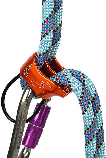 ATC가이드 하강기 빌레이장비 암벽등반 등산장비 클라이밍용품, 레드