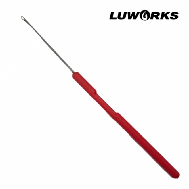 TSC루웍스 LWT-260 S1파츠 타이라바 자작채비용 요꼬바늘 2mm 어시스트라인 결속툴 바늘묶음 스킬바늘, 1개, 레드