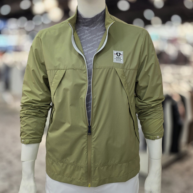 슈페리어골프 NC청주점 남성 로고 타공 경량 여름 바람막이 점퍼 SM0DJP202