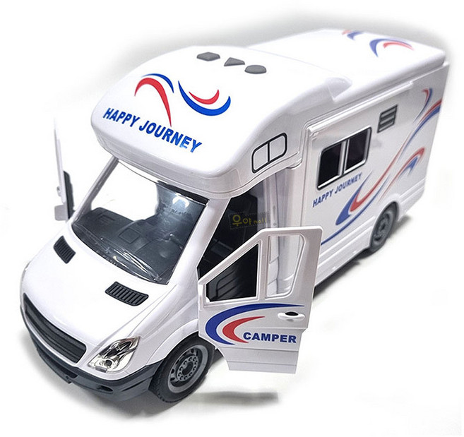 아웃도어 월드캠핑카 자동차 장난감 후릭션 불빛 사운드 완구