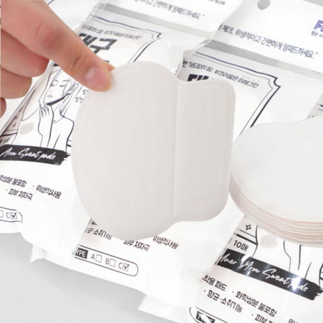 겨땀 흡수 겨드랑이땀패드 겨땀패치 미들, 1개