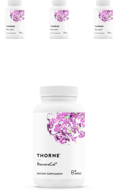 쏜리서치 레스베라셀 베지테리안 캡슐, 4개, 60정 - 쿠팡