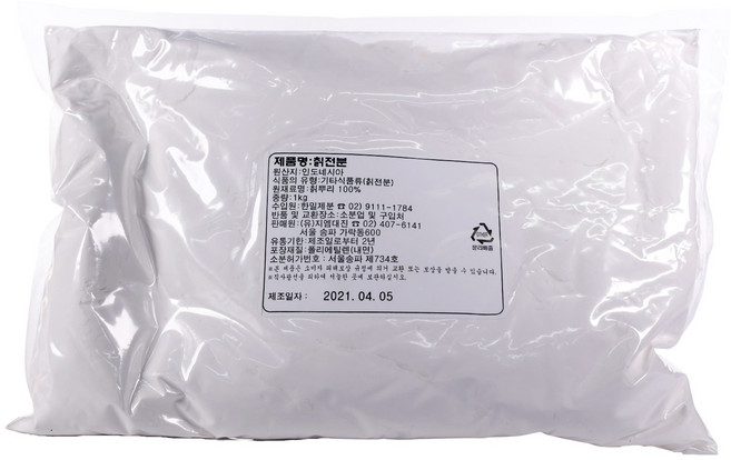 한밀제분 칡 전분 1kg, 1개