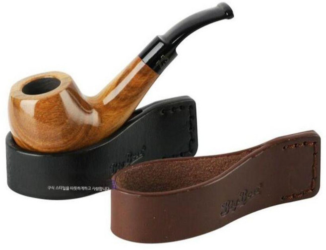 담배대 소가죽 파이프 스탠드 랙 거치대 휴대용