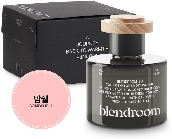블랜드룸 고급형 디퓨저 100ml, 1개, 밤쉘