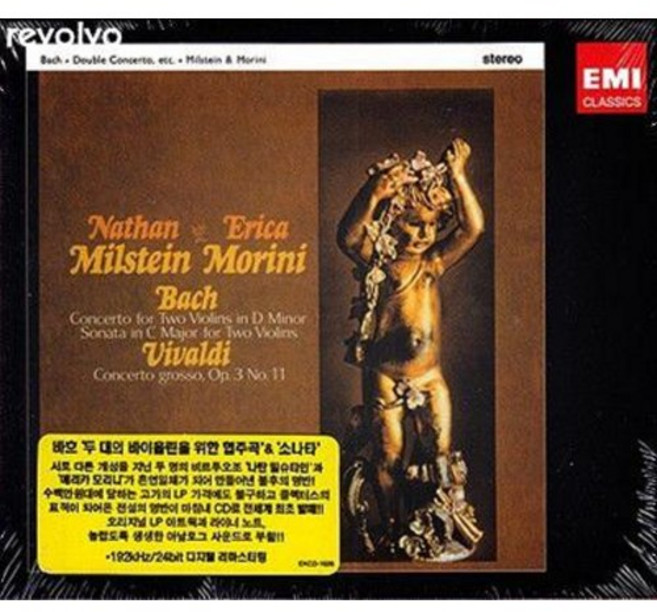 바흐 : 두 대의 바이올린을 위한 협주곡 BWV 1043 두 대의 바이올린을 위한 소나타 / Nathan Milstein Erica Morini