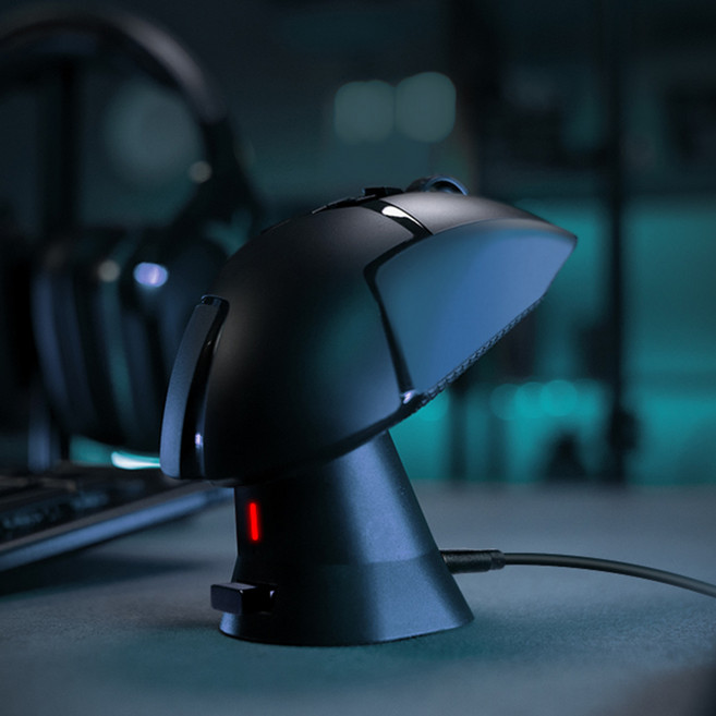 이메이션 로지텍 게이밍마우스 충전독 차징독 거치대 지슈라 G502X 데스크테리어 지프로 G PRO, 화이트