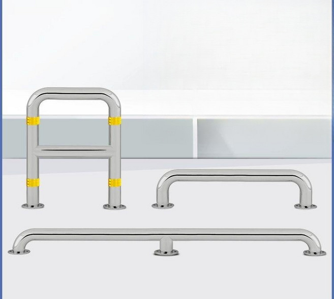 스텐 U자형 가드레일 안전바 스테인리스 안전봉 앙카식 201 U38mm 파이프 1000 x 200, 51mm 파이프