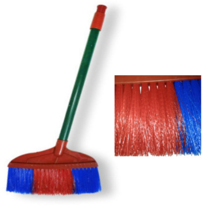 화장실 바닥 물청소 빗자루 식당주방 바깥 튼튼한 도로빗자루 바닥청소, 1개, 상세페이지 참조