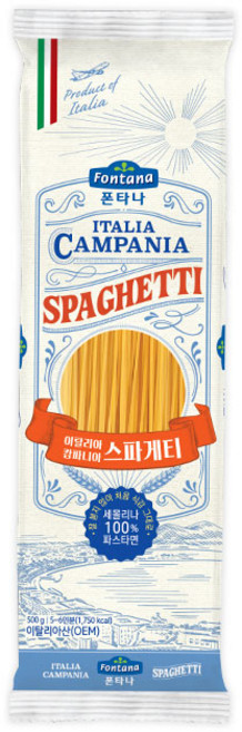 폰타나 이탈리아 캄파니아 스파게티, 500g, 1개