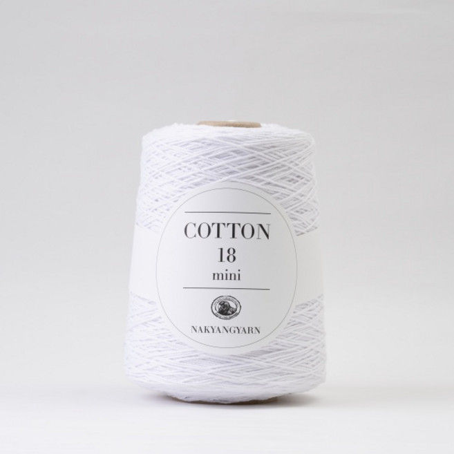 [앵콜스] 코튼18 미니 (450g 면콘사), 601 백색#, 1개