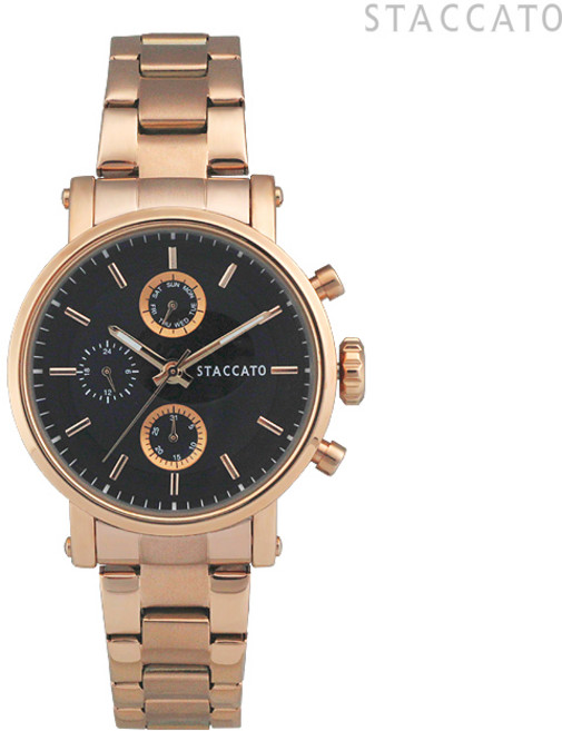 스타카토 라운드 여자 손목 시계 메탈 시계 여성 아나로그 시계 주얼리 시계 선물 ST-510