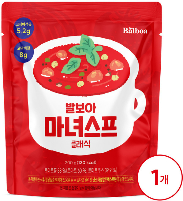 발보아 저당 마녀스프 클래식, 1개, 200g
