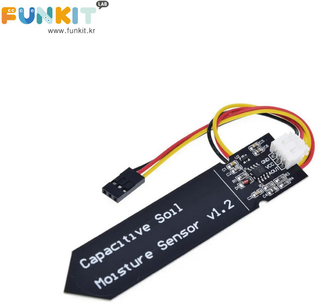 아두이노 토양 수분 습도 센서 V1.2 Capacitive 모듈, 1개