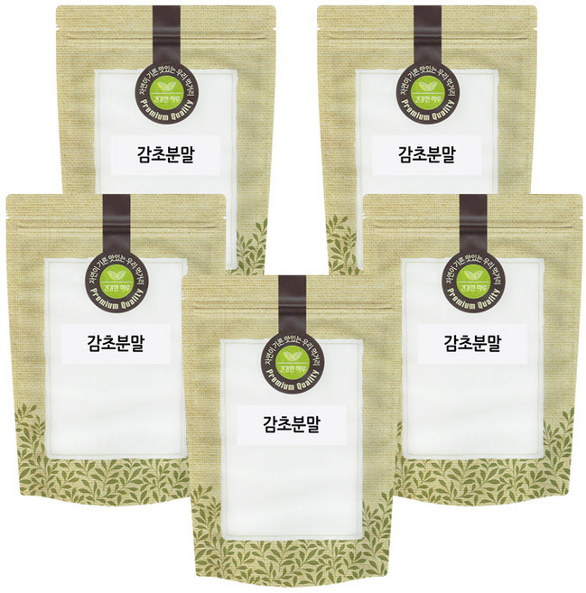 감초 분말 가루 300g 우즈베키스탄, 5개