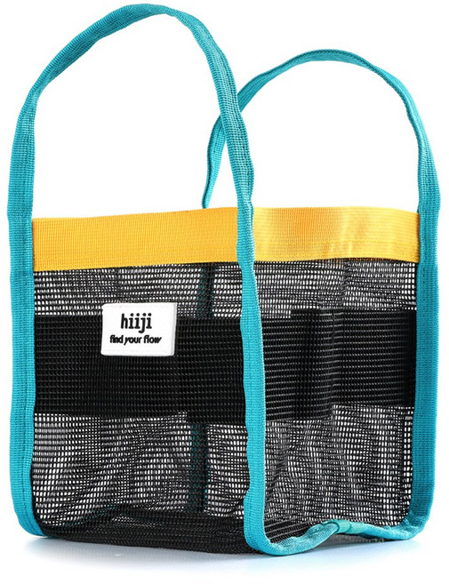 히지 샤워박스 1L 수영가방 망사 큐브 메쉬 목욕가방, 07-화이트 라벤더